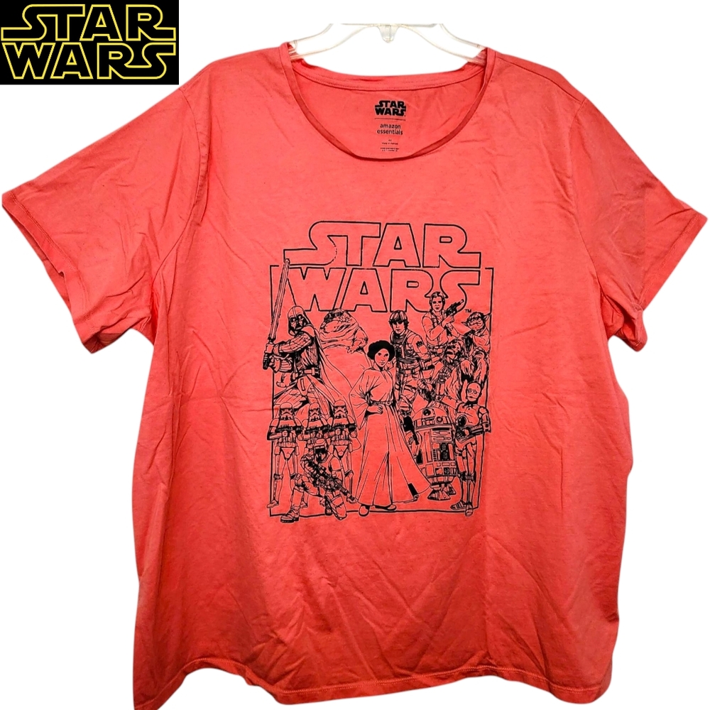 Star Wars Original Trilogy Coral Tee Shirt 4X EUC